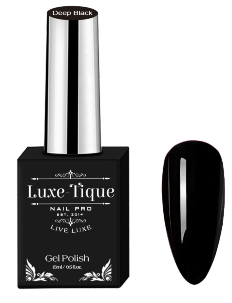 Deep Black Luxe Gel Polish